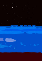 Artic Ocean at Night